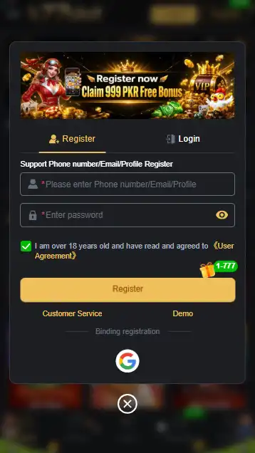K77slot Game Registration