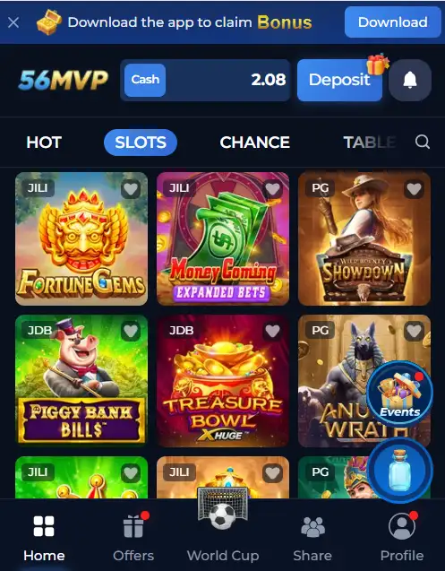 56MVP game page