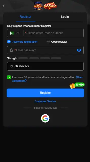 688Win registration