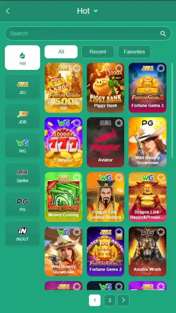 88 KA Game app lobby featuring popular real money games like Dragon Tiger, Mines, Crash, and Roulette for Android