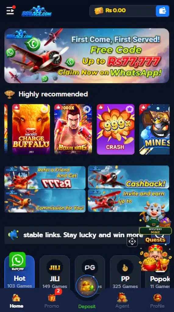 888ACE Game Pakistan APK download and online gaming platform