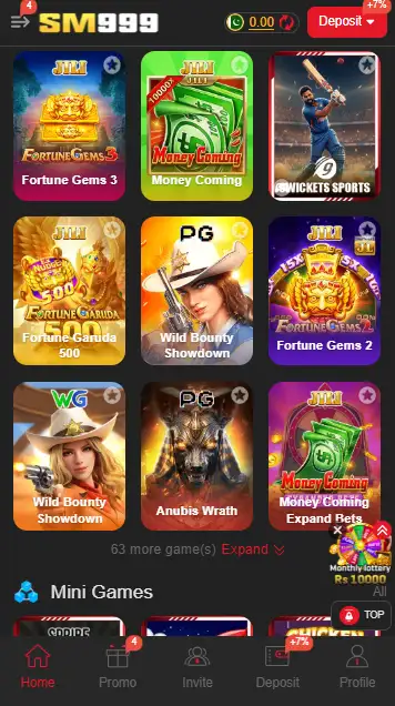 SM 999 games