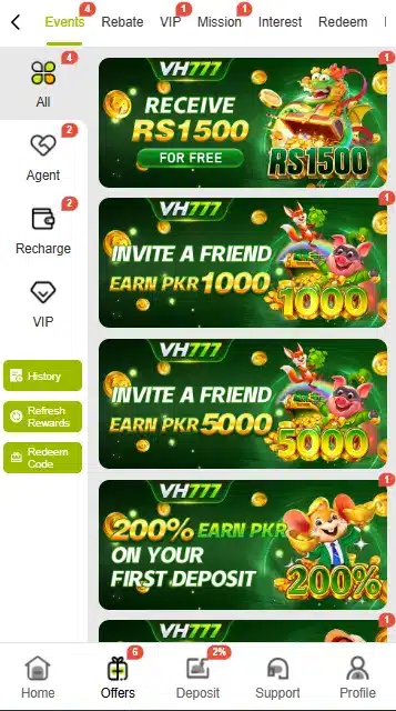 VH 777 Free Bonus