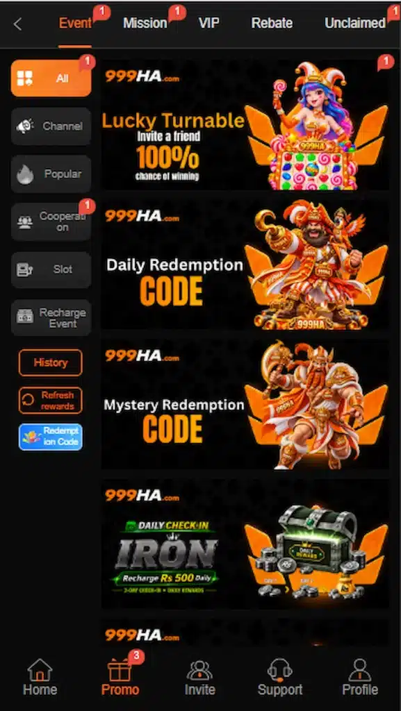 HA999 game promotional page