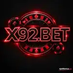 X92Bet Game logo with blue and gold branding